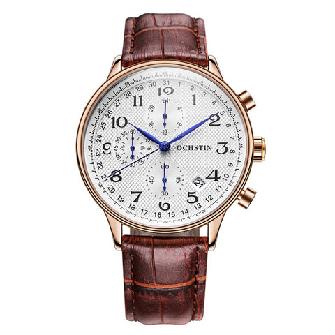 Men's Business Watches Top Brand Luxury Waterproof Chronograph Watch